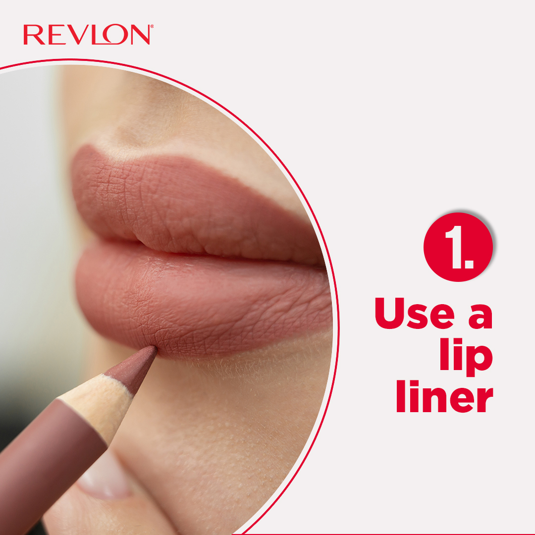 RevlonIndia's tweet photo. Here’s to nailing that perfect pout! 💋
Step 1- Use a lip liner
Make a perfect cupid’s bow and outline your lips
Step 2- Apply Lipstick
Fill your lips with your favorite shade

#Revlon #Makeup #Beauty #Lips #LipTutorial #Lipstick #LipColor #MakeupTutorial #MakeupJunkie #LipLove https://t.co/hHLIYxeKv7