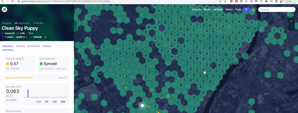 LocapsCrypto's tweet photo. @helium How come the map looks like minesweaper? https://t.co/3ihS0FN5vo