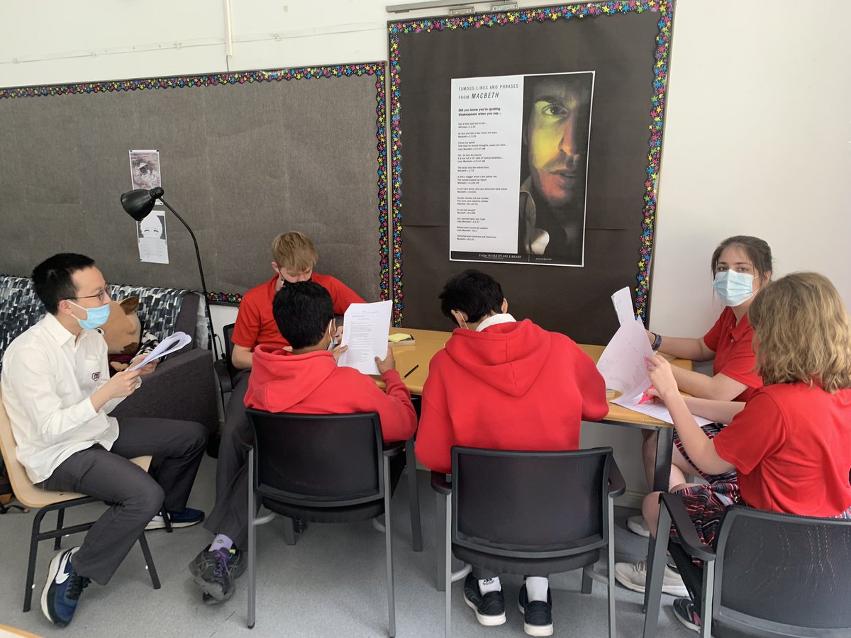 Grade 10 students directed and performed a section of Act 1 Scene 3 of Macbeth in contrasting ways in order to understand context of production. #myCISB