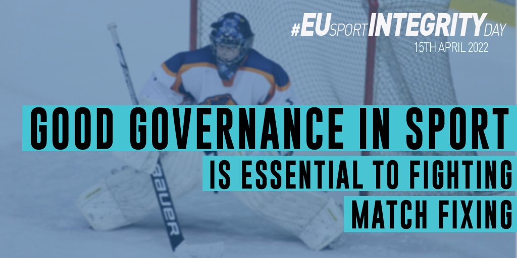 CoE_Sports's tweet photo. Good #governance empowers sport organisations, teams and public authorities in the fight against #matchfixing. The @coe's #MacolinConvention gathers expert knowledge and leads policy efforts to identify & 🤚stop🛑#sportmanipulation ➡️ https://t.co/pWzPzdg3vn #EUSportIntegrityDay https://t.co/QANHFhc3ST