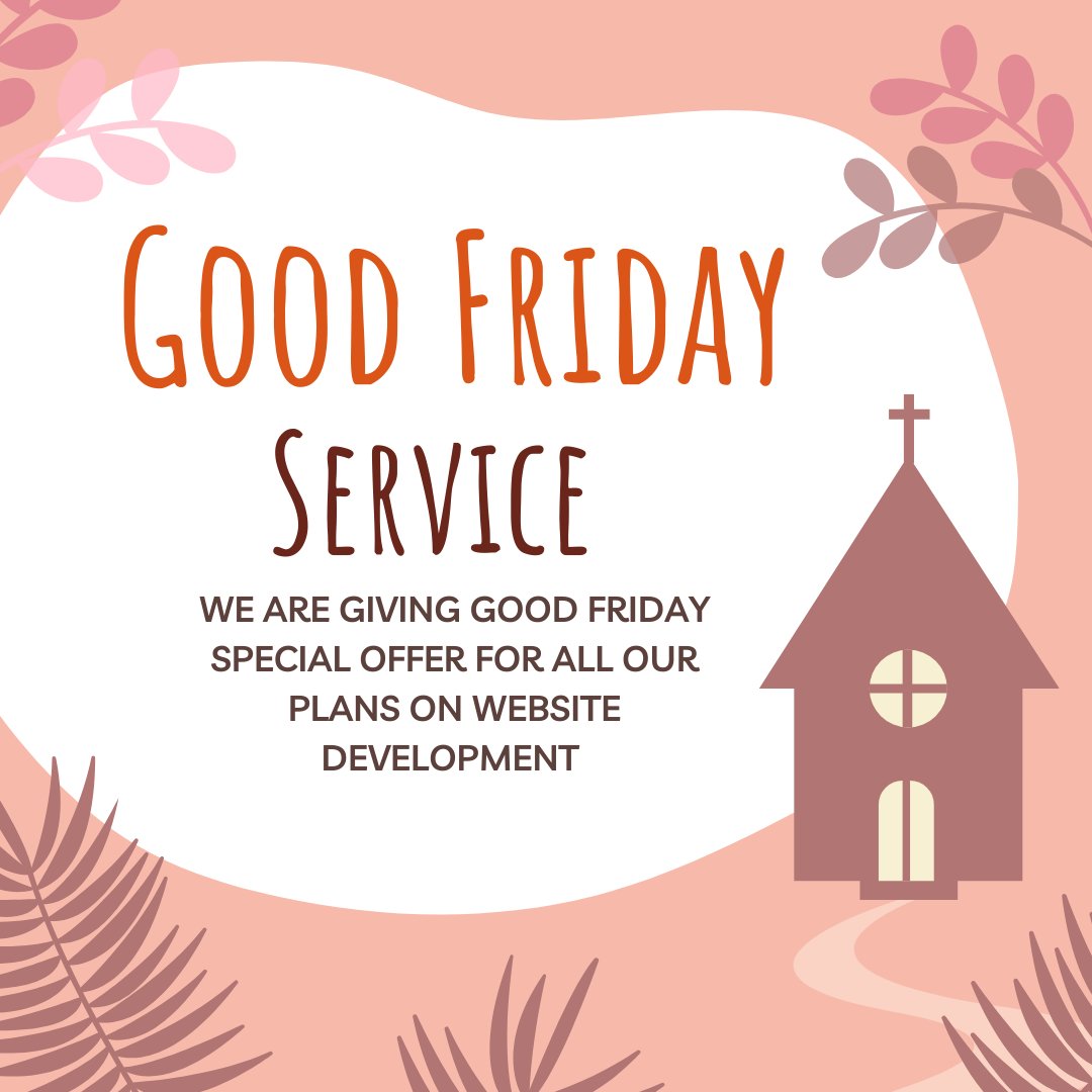 thixproit's tweet image. Wish you a blessed Good Friday.❤
.
.
We are giving a big discounts on web development services
.
So, what are you waiting for??

Hurry up 🏃‍♂️🏃‍♂️
Call Now +91 94566 33663
.
.
.
.
.
#goodfriday #holyweekathome  #goodfridays #goodfridayappeal #goodfriday2022 #goodfridayservice