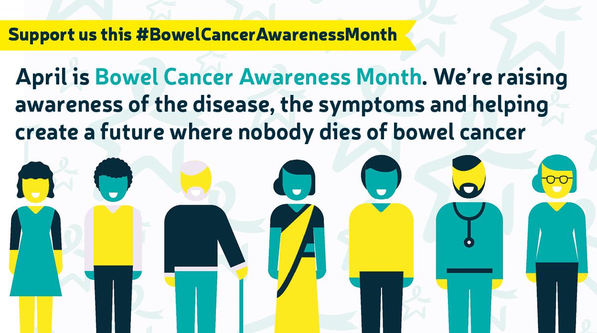 📣 We’re half way through #BowelCancerAwarenessMonth and it’s vital to keep up the momentum and raise awareness of the disease! 

There is still plenty of time to join us and get involved: bowelcanceruk.org.uk/bowel-cancer-a…