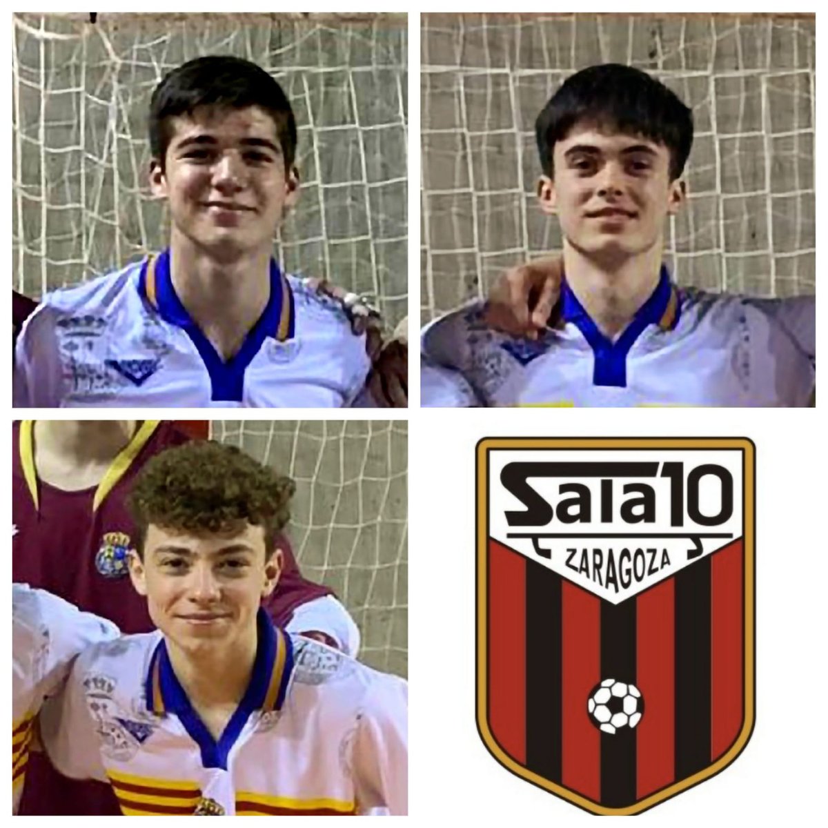 WanapixSala10's tweet photo. 👏 ¡Tres cadetes representan al Fútbol Emotion Zaragoza con la Selección Aragonesa!

✈️ Álvaro, Marcos y Miguel disputarán el torneo sub-16 en San Fernando de Cádiz del 17 al 24 de abril 

🆚 Se enmarcan en el grupo C junto a Canarias, Navarra y País Vasco https://t.co/P2tRwKRszB