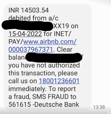 HelpMeCoder's tweet photo. @AirbnbHelp @Airbnb_in I booked 2 bhk house for 3 nights in Puri and my account got deducted of 14,503.54 from my bank account but I did not got the confirmation and the Airbnb team customer support no answer till now. Please help urgently. https://t.co/yvFd9XRU6O