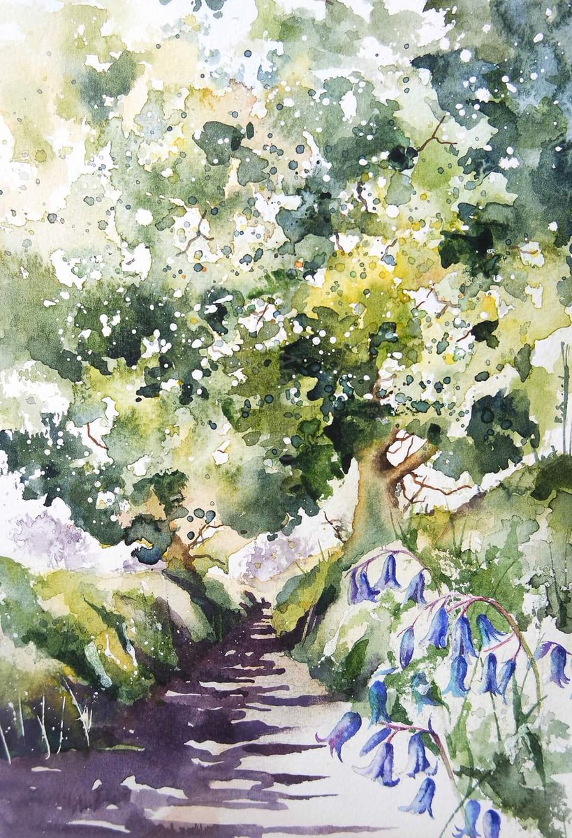 Elidanza's tweet photo. Hope you have a very Good Friday x
Whatever your plans are this Bank Holiday weekend I hope you enjoy it x
#watercolour #devonlane #bluebells #spring #watercolourpainting #countryside #flowers #trees #Lane #twitterart #artistontwitter https://t.co/3xTFG3aYzL