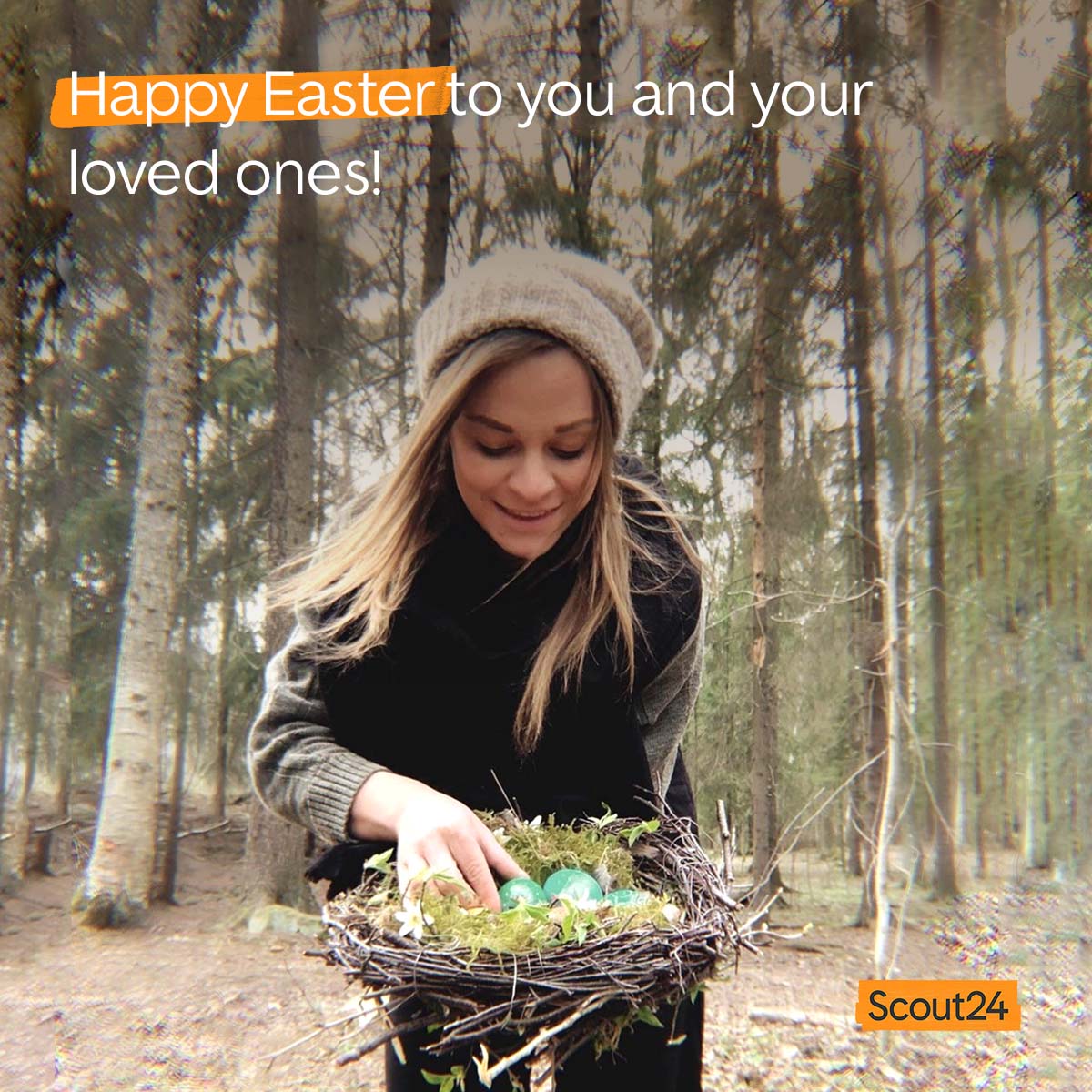 Scout24's tweet photo. Wishing you a happy, heartwarming #Easter time. At Scout24, we even organised an Office Easter Egg Hunt in Berlin, Munich &amp; Vienna and our Scouts could win some great prizes and treats when coming to the office. 💚

#WorkingAtScout24 

Pic credit: @jessireps &amp; Laura Bruestle https://t.co/Xk1v8upRxw