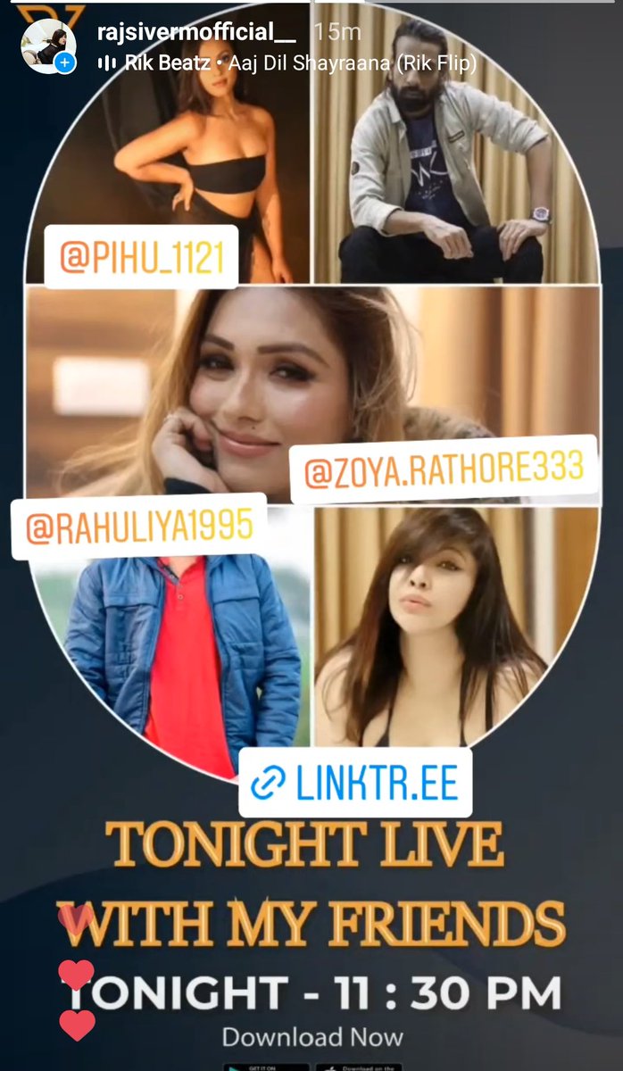 rajsi_love's tweet photo. #5sum #livetonight #11:30pm #onlyon #Rajsivermaofficialapp
#LinkBelow
https://t.co/48o9dKUMqJ
@Pihu13254068 @rajsi_love https://t.co/6OaD0NCPUJ