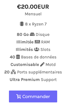 sunservxyz's tweet photo. 🔔Concours !

Tente de gagner un serveur de jeu ✨RAM illimitée✨ à vie !

Pour participer ✅:

- 🔄RT ce tweet
- ✚ Follow notre compte twitter
-💬Commente "Je participe" sur ce tweet

La config en screen ! Adaptable pour FiveM, Minecraft, Garry's Mod, Discord.js https://t.co/HJqYX2DDPO