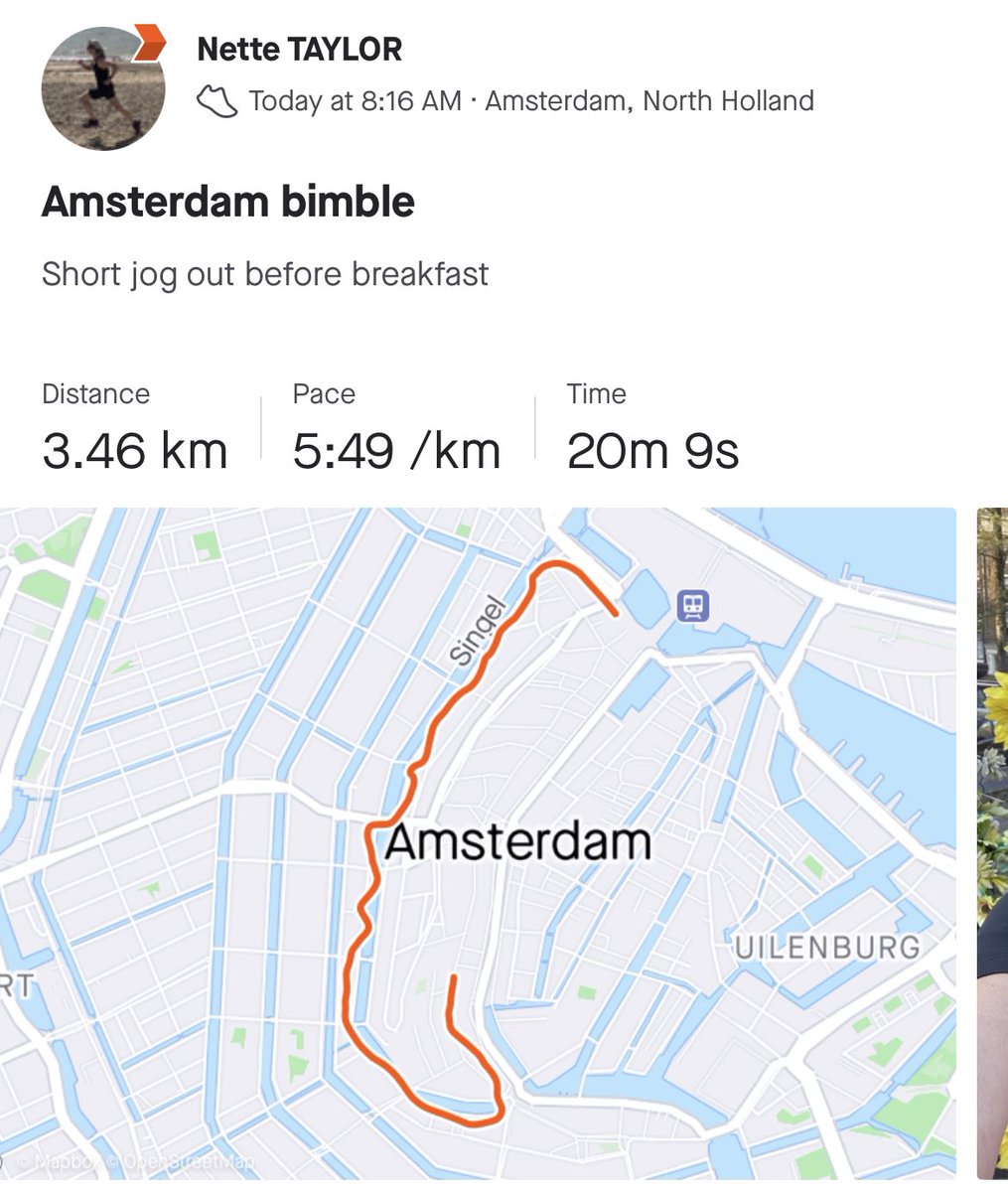 A morning trot to stretch the legs in preparation for seeing <a href="/NBThieves/">Nothing But Thieves</a> in #Amsterdam this evening 🎤 #ukrunchat #running #GoodFriday #holidayrun