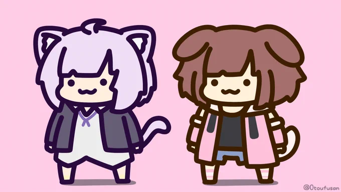 前髪ぱっつん
Straight Bangs
#おかころ 
#絵かゆ #できたてころね 