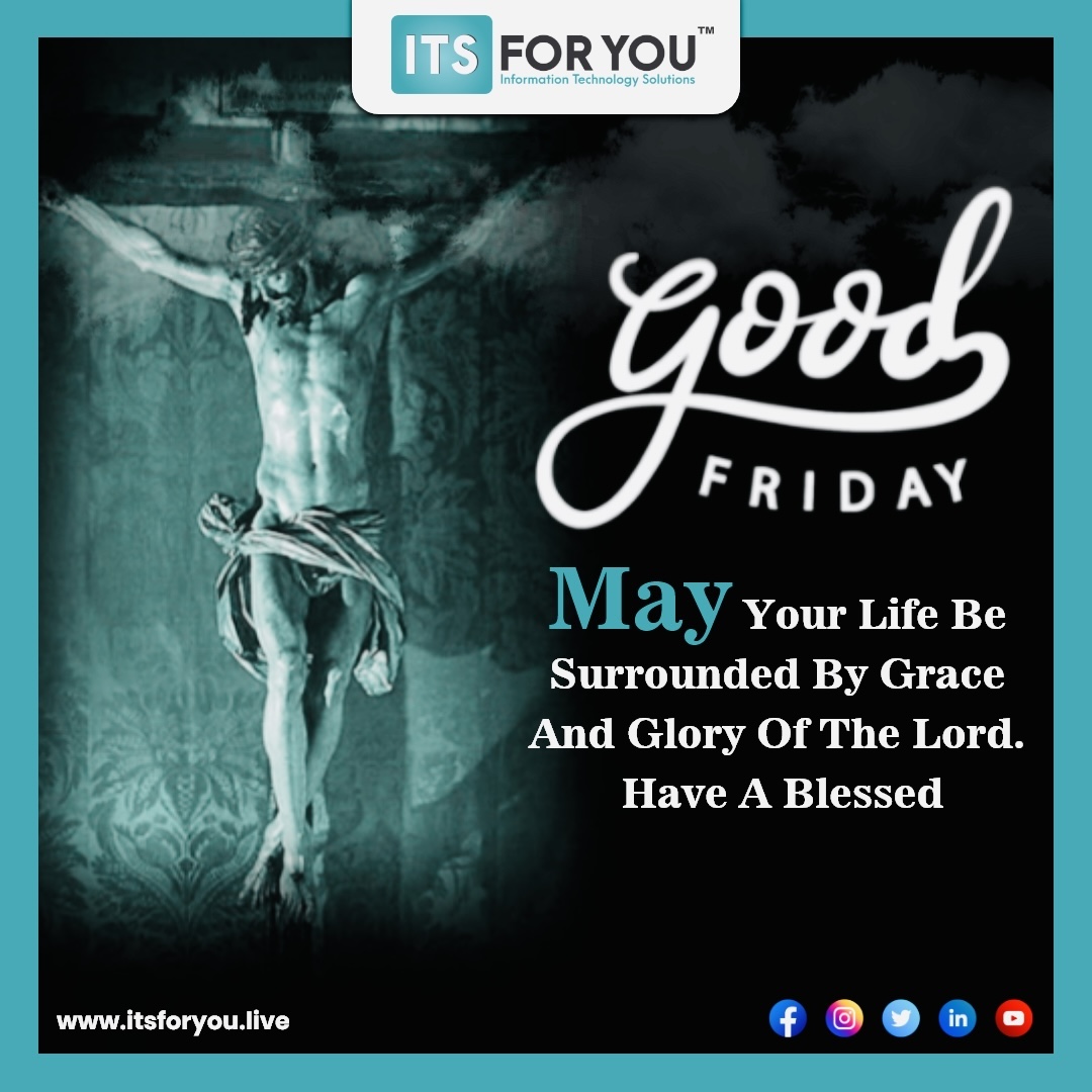ITSFORYOU_LIVE's tweet photo. May Your Life Be Surrounded By Grace And Glory Of The Lord.

Have A Blessed Good Friday

#GoodFriday #goodfriday2022 #Easter2022 #Jesus #HappyEaster #church #Christian #faith #easterfriday #FridayThoughts #FridayMotivation #HolyWeek2022 #FactsAboutJesus #bestahead #ITSFORYOU #IT https://t.co/wzBAA2cjHE