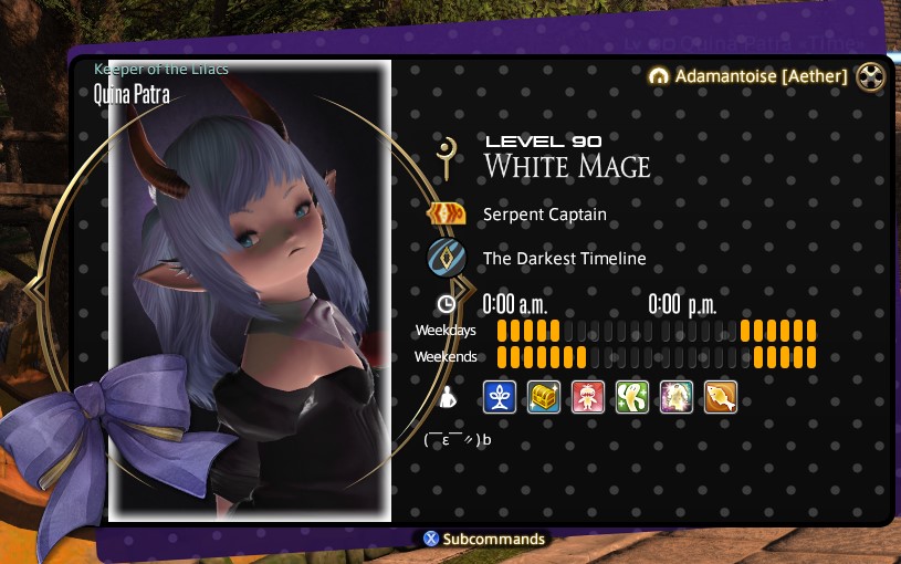 StitchesUndone's tweet photo. It me. :> 
#ffxiv #ffxivlalafell #ffxivscreenshots #lalafell https://t.co/FvxbftbNEL