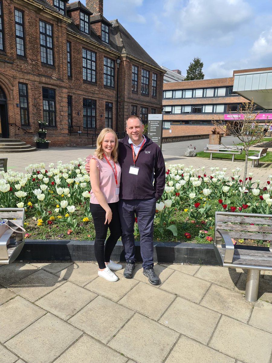 You've heard the names, now here's the faces! @bhamplateletgrp's Assistant Prof & Chair of the @plateletsociety Exec Committee, @drstev1et & @bhamplateletgrp's Research Coordinator & @plateletsociety's Governance Officer, @Gayle_H_. Photo from @plateletsociety meeting, @UNIHull