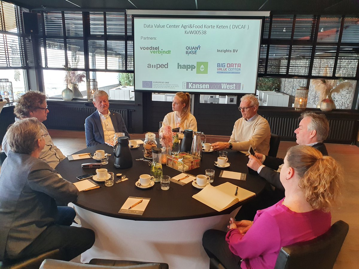 QuantBase's tweet photo. Op 12 april is Data Value Center Agri&Food Korte Keten gestart. Wat in 2017 startte met de #FoodCube presentatie van #TNO is nu een #EFRO project waarin we #data delen om de keten van voedselproducent naar consument te verkorten.
@EfroWest @VoedselVerbindt @inZights Happ Amped https://t.co/mjDH1TEdRP