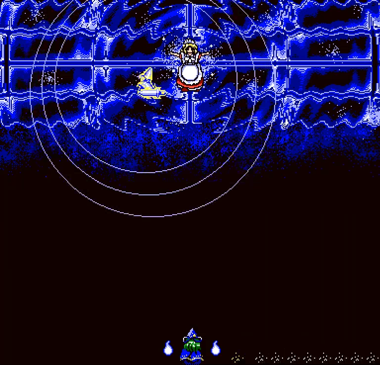 The entire map of tiles have been rippled using some kind of photo-editing filter, then rasterised again.