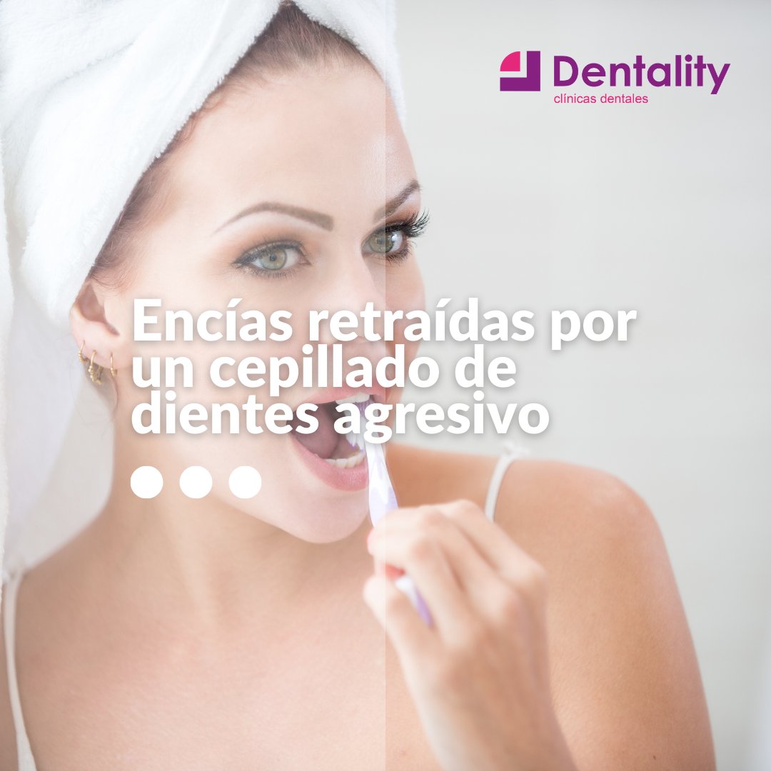 💜  Cepillarse los dientes con excesiva fuerza tiene consecuencias negativas para la salud dental. Concretamente, favorece la aparición de encías retraídas y el desgaste del esmalte dental.  Por ello es importante conocer las consecuencias de un cepillado de dientes.