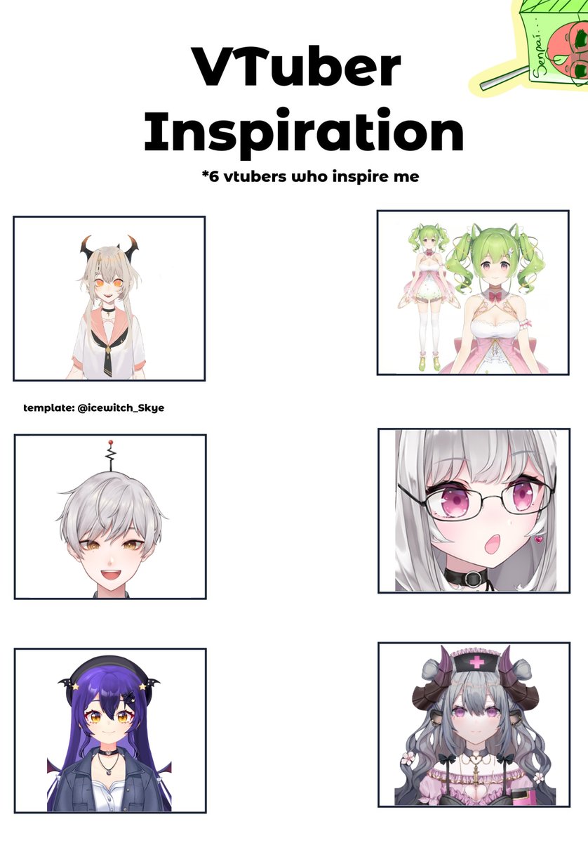 patiszejuicebox's tweet photo. Temporary happy time from the sadge boi hours. Here are some of the V-tubers who have been an influence on me to get out there and show what I can do. Thank you all for being the push I need. :')
#AsaYua #ichimaia #CODETora #ayanalive #nightblooms #sheepylive #envtubers https://t.co/ATt0t89vQs