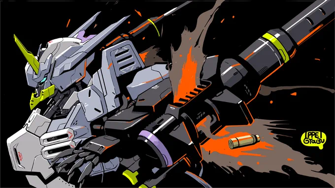 炸薬式杭打機「グラン・トンファー」はレアアロイ製で前後に展開出来、MSには正面、MAには腹の下からゼロ距離で発射、その後はトンファーとして機能します。囲まれた際は腕を交差して両腕同時発射も可能!HGガンダム アスモデウス、いよいよ4/16(土)発売! #g_tekketsu #ウルズハント #鉄オルG 
