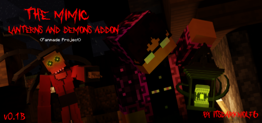 MCPEDL's tweet photo. [FANMADE] The Mimic: Lanterns &amp; Demons BETA - Addon - https://t.co/o65Sk537Up - By @darkwolf6_dev https://t.co/qxwJ1xA7jN