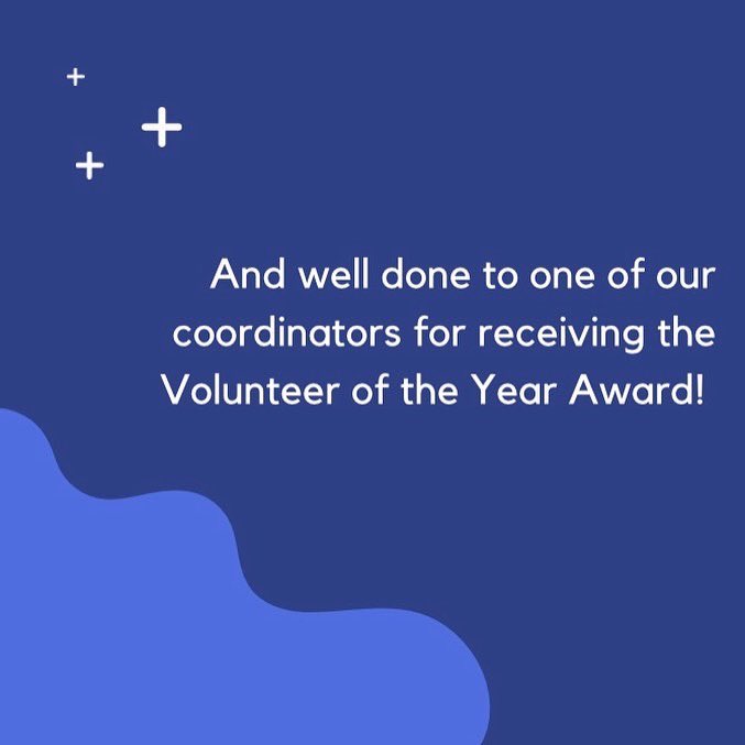 A massive well done to our volunteers for winning some awards at the 2022 Nightline Awards!