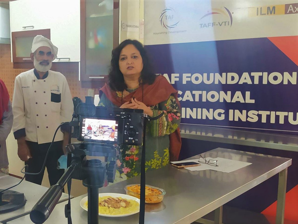TAFFoundation1's tweet photo. The closing ceremony of Online Cooking Entrepreneurship Course for #TAFF-Vocational Training Institute was conducted at main campus on April 12, 2022.
The course is designed to equip trainees with #technical and entrepreneurial skills to help them set up their food businesses. https://t.co/dASl2pKFLB