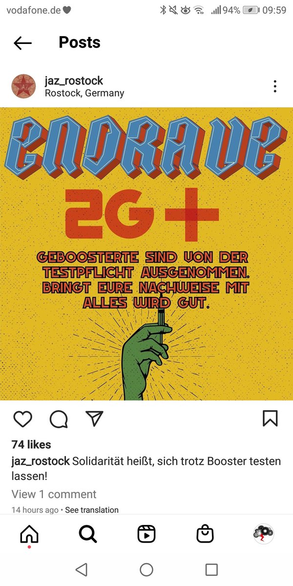 heute tanzverbot, sonntag endrave.
bitte testet euch.