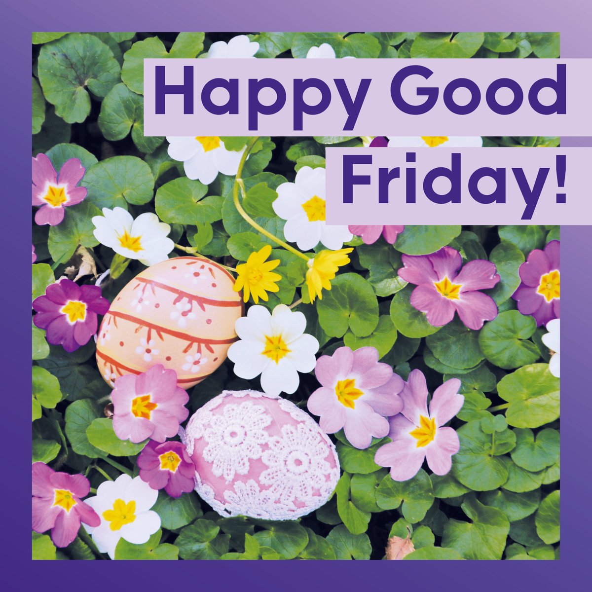 AnytimeYardley's tweet photo. Happy Good Friday!

Have you been looking forward to the long weekend? How many hot cross buns have you eaten yet?!

Maybe it's a chance for you to go for a walk with a loved one or friend, try out a new home workout or just enjoy some #chocolate
#GoodFriday https://t.co/fGLjuyvqJJ