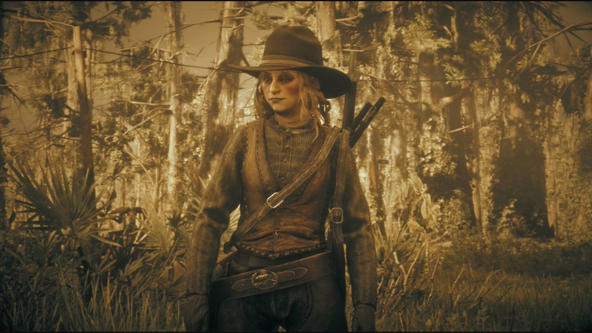 Candysseus's tweet photo. Yeah gang I'm running late
Not heaps late but a bit late.

See you in a bout a hour
 I can explain I swear 

#MissCandyLicious #RedDeadOnline 
#RDOPhotoMode #AdvancedCamera https://t.co/4saFgquYji