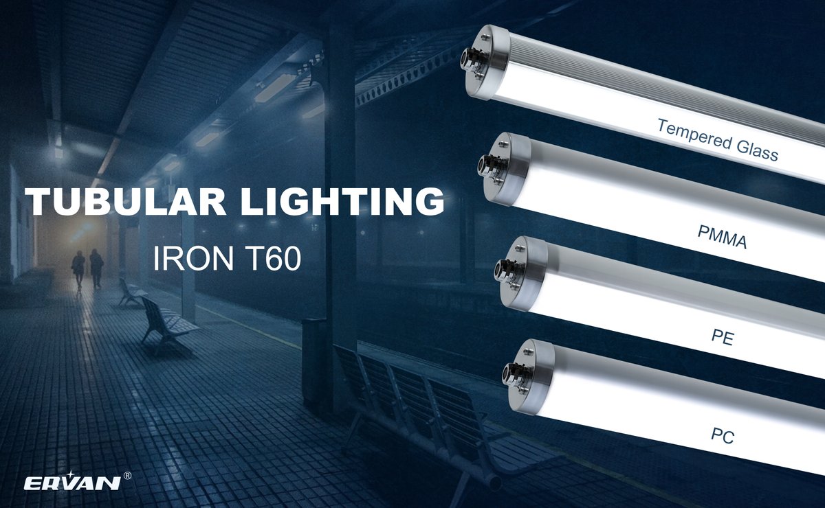 ERVAN tubular lighting is kind of all-rounder product，available with multiple materials for different application, from #foodandbeverageindustry to #farm application, from #coldstorage to #harshenvironment..over 20 years experience helps the best understdaning of special