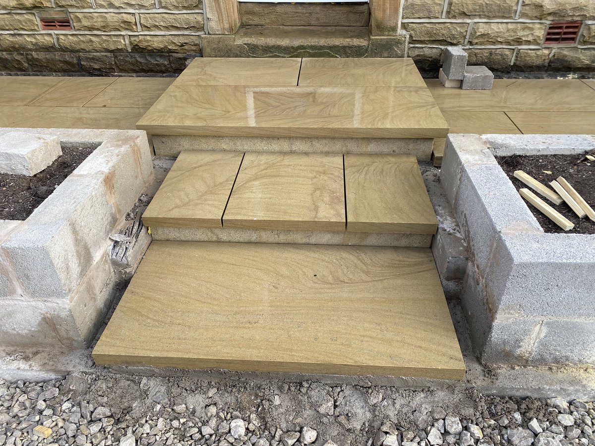 This is something I’ve done for a very long time, started laying concrete paving slabs 43 years ago &amp; very quickly fell in love with natural stone. 
Natural stone is full of life &amp; soul, a bit like me, quite unique &amp; individual.