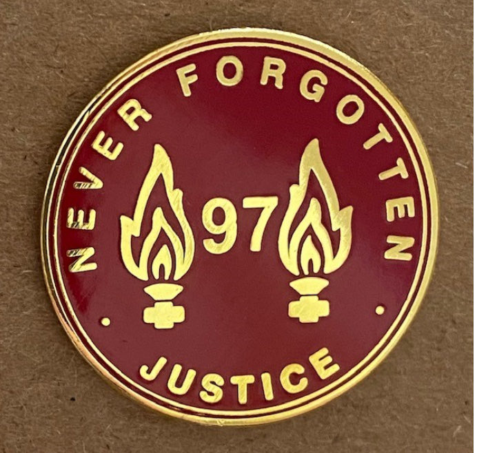 33 years ago today an FA Cup Semi-Final football match between Liverpool and Nottingham Forest played at Hillsborough cost the lives of 97 innocent people. Thinking of all those families affected today ❤️💐  #JFT97