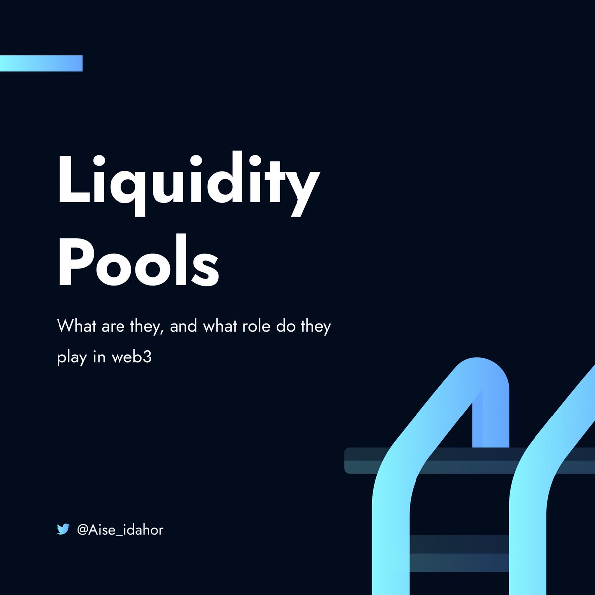 Aise_Idahor's tweet image. A major part of web3 is the liquidity pool and this has been a major facilitator of trading across the decentralized space, below are some notes on what they are, and how they work