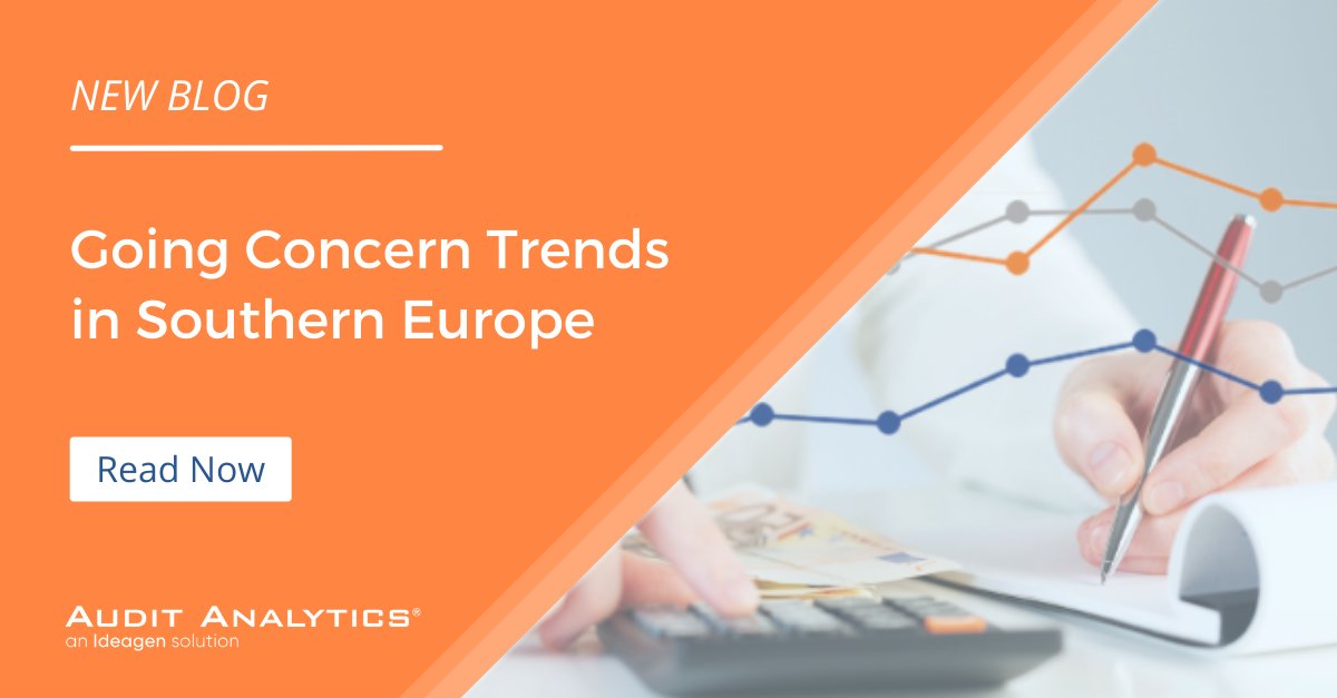 Southern European countries have some of the highest rates of going concern opinions in all of Europe. 

Learn more about Southern European going concern trends over the past decade in our latest blog!

bit.ly/3KN3dyd

#goingconcernopinion #souutherneurope