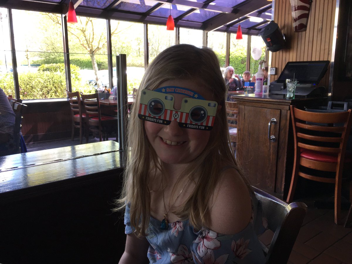 Out for lunch with my eldest granddaughter.