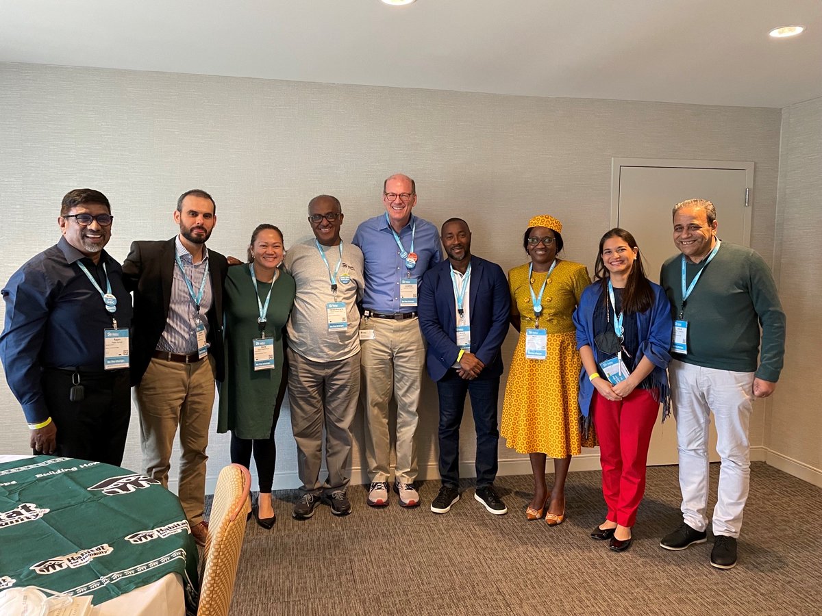 So energizing to reconnect with colleagues from all over the world after two long years of being separated.  I am so inspired by those who carry out Habitat's mission on a daily basis and for their incredible resilience.