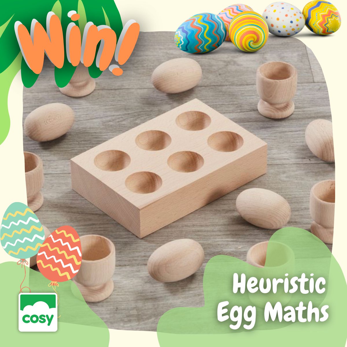 Thank Cosy it’s (Good) Friday!

This week, you could be in with a chance of winning one of our heuristic egg maths sets. 

You need to…
🌈 Follow
🌈 RT
🌈 Tag friends 

Closes at 11:59pm Sunday. Good luck! 

#TCIFriday