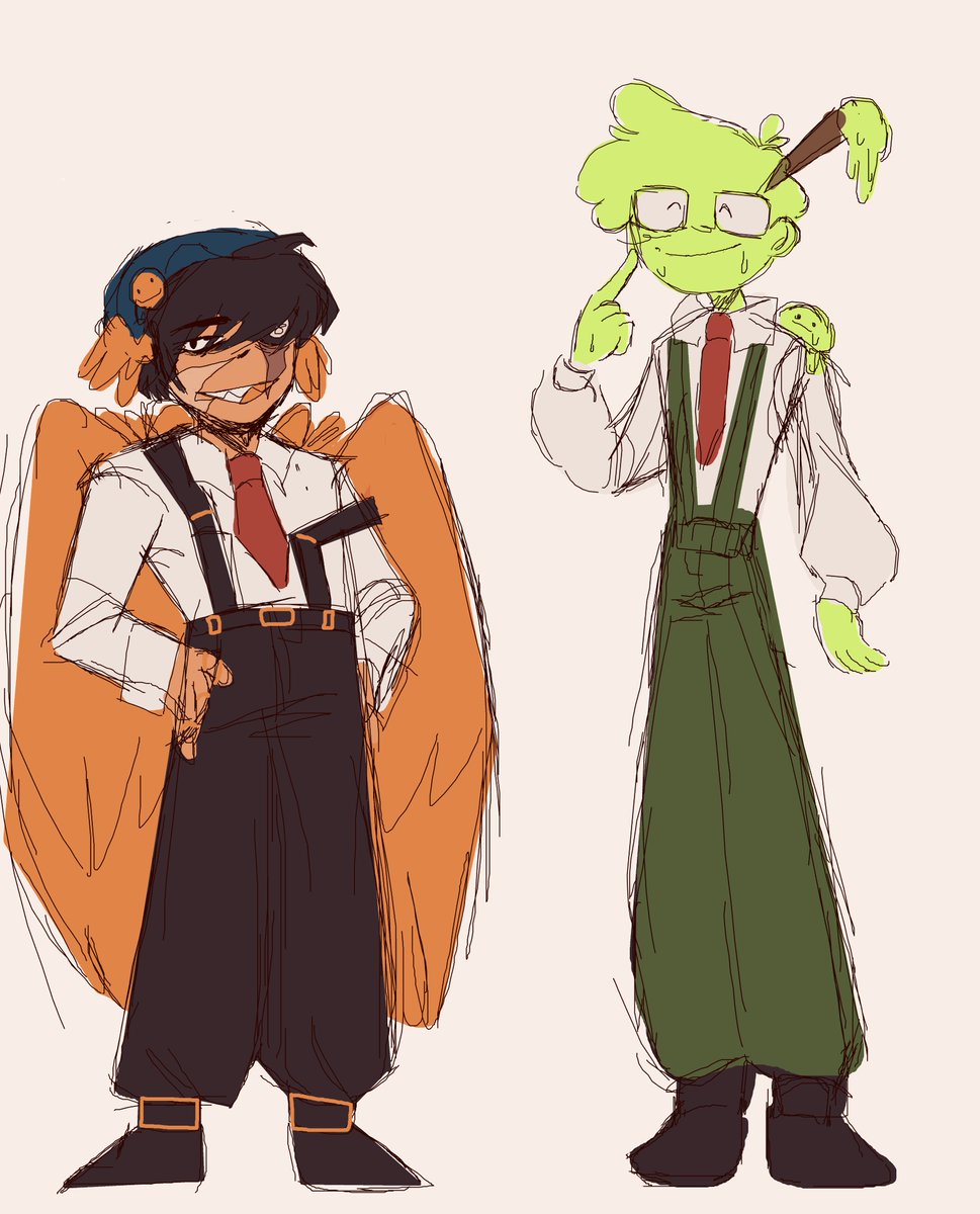 quackite and slimer designs to fill the gap in posting ig
#dapduo #slimeciclefanart #quackityfanart