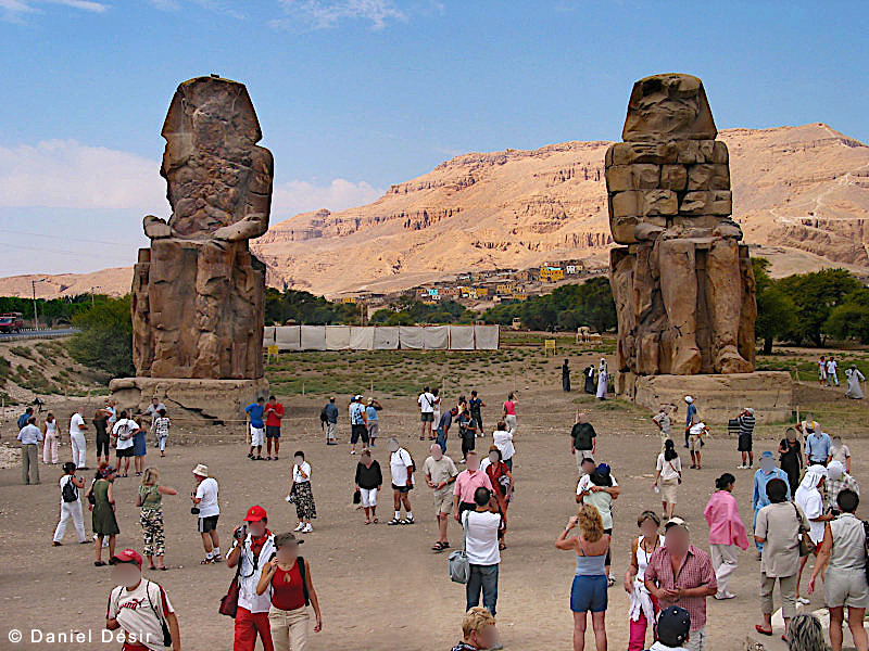 L'Égypte antique (2004-2005) Maj en avril 2022
Colosses de Memnon
danieldesir.com/reportag/egypt…