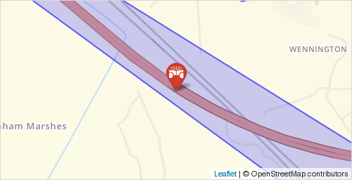 JambusterLondon's tweet photo. A13 A13 Thames Gateway (Both directions) at the junction of B1335 Wennington Road - Lane blocked due to a collision. Eastbound traffic is stationary. Use other route. #LondonTraffic https://t.co/dcoE6HwIDN https://t.co/QoCOCQG631