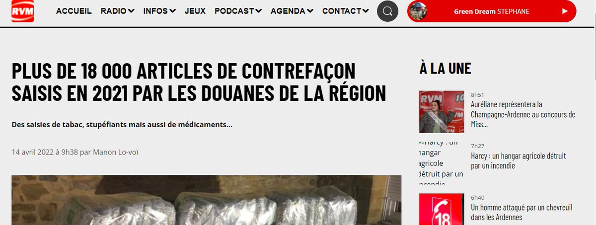 douane_france's tweet photo. "Les organisations de fraude n'ont pas d'état d'âme concernant les #contrefacons, c'est du business pour eux"
👉 a rappelé Mireille Romboni-Lasserre, directrice régionale des douanes de #Reims au micro de @RVMARDENNES.
A retrouver ici ⤵
https://t.co/qYE1oojXIz https://t.co/MIlcaqSGP7