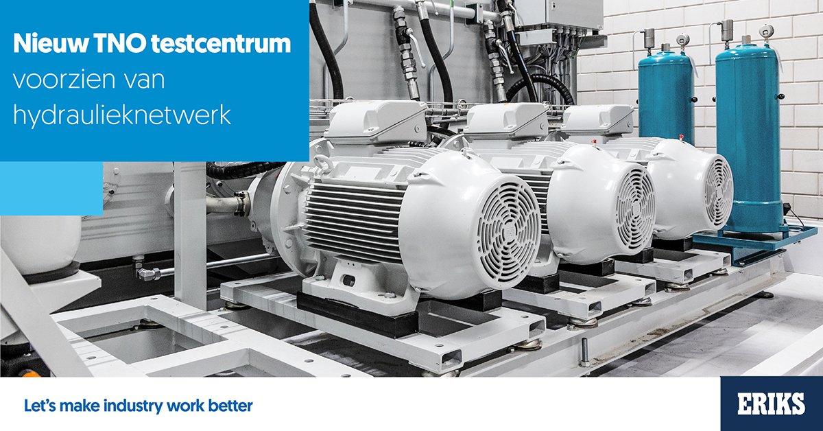 Werken onder constante hoge druk?
Laat dat maar aan ERIKS over! TNO schakelde ERIKS Nederland in voor een nieuwbouwproject van haar Bouwinnovatie Lab. De story over een compleet hydraulieknetwerk voor testbanken lees je hier eriks.nl/TNO