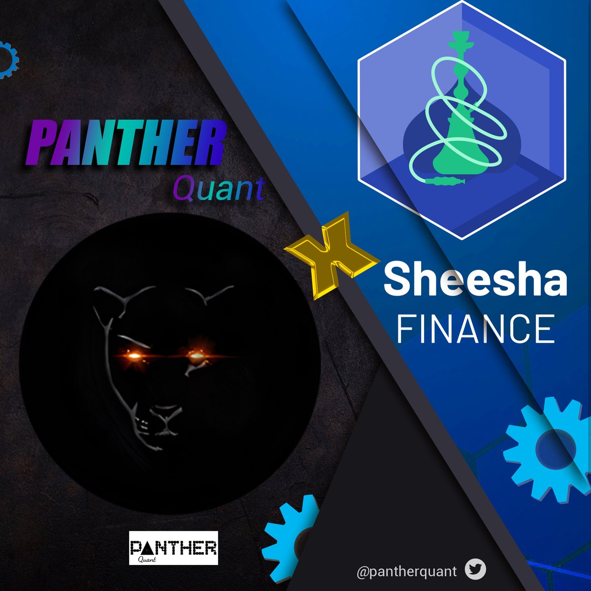 Panther Quant - #PoweredByPolygon (@pantherquant) on Twitter photo ‼️Panther Quant 🤝 Sheesha Finance‼️
🥳Thrilled to Announce that we are now being backed by one of #Blockchain industry's finest -<a href="/SheeshaFinance_/">Sheesha Finance | The Future of Web3</a> !
A multichain venture capital accelerator & incubator elevating early-stage #GameFi, #Metaverse, #NFT, #DeFi & #Crypto projects!🚀 ‼️Panther Quant 🤝 Sheesha Finance‼️
🥳Thrilled to Announce that we are now being backed by one of #Blockchain industry's finest -<a href="/SheeshaFinance_/">Sheesha Finance | The Future of Web3</a> !
A multichain venture capital accelerator & incubator elevating early-stage #GameFi, #Metaverse, #NFT, #DeFi & #Crypto projects!🚀