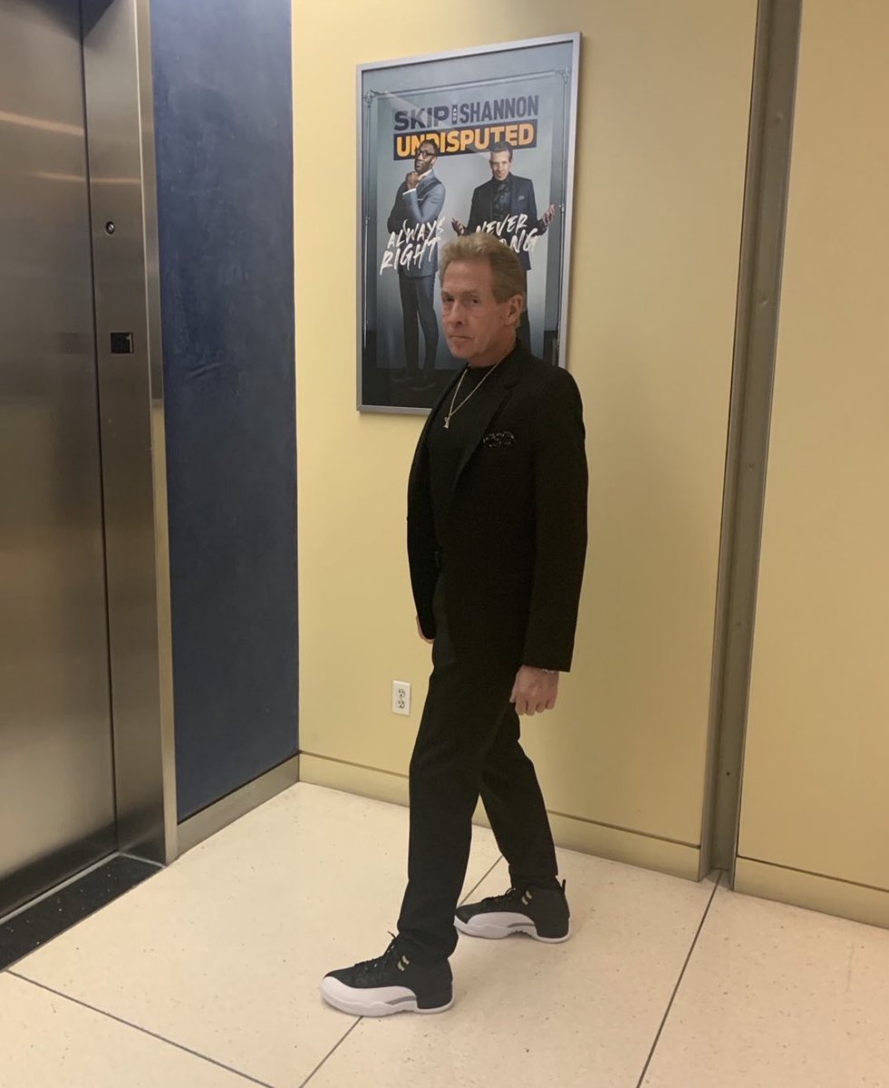 RealSkipBayless's tweet photo. I can’t lose in these shoes. MJ FOREVER. #DripBayless https://t.co/uUZGHZofxv