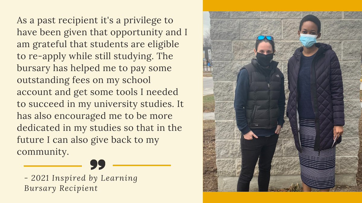 OCH_Foundation's tweet photo. Your donation https://t.co/D5ciKNmbOk to our Inspired by Learning bursary gives individuals in our @OCH_LCO community the opportunity to pursue their education. The increase in demand means we need your support. #InspiredByLearning #OCHFoundation https://t.co/afyGYF7v2t