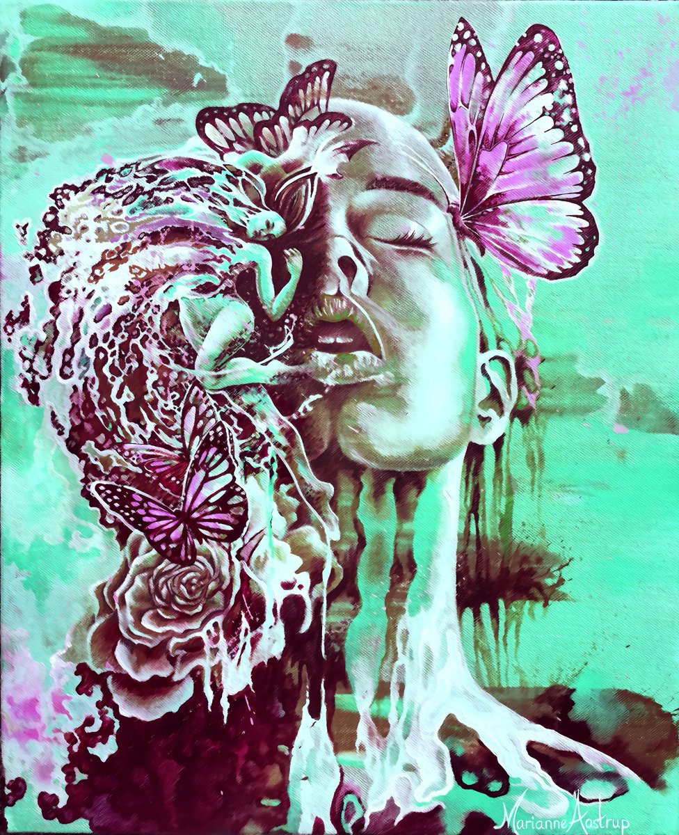 #Rise is one of my acrylic on canvas i have digitized  it and made into #NFT 
Enjoy my art on opensea.io/ArtAastrup

#acrylicpainting #NFTCommunity #nftlover #nftmagazine #nftbuyers #nftworld #nftartist
#nftcollectors