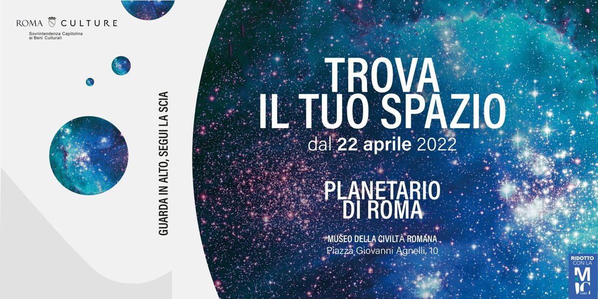 Finalmente l’attesa è finita! Da venerdì 22 aprile riapre nella storica sede del Museo della Civiltà Romana il Planetario di <a href="/Roma/">Roma</a>, con tanti i nuovi spettacoli e una tecnologia all’avanguardia.
Prenotate subito la vostra visita sul sito: bit.ly/BigliettiPlane…
#planetariodiroma
