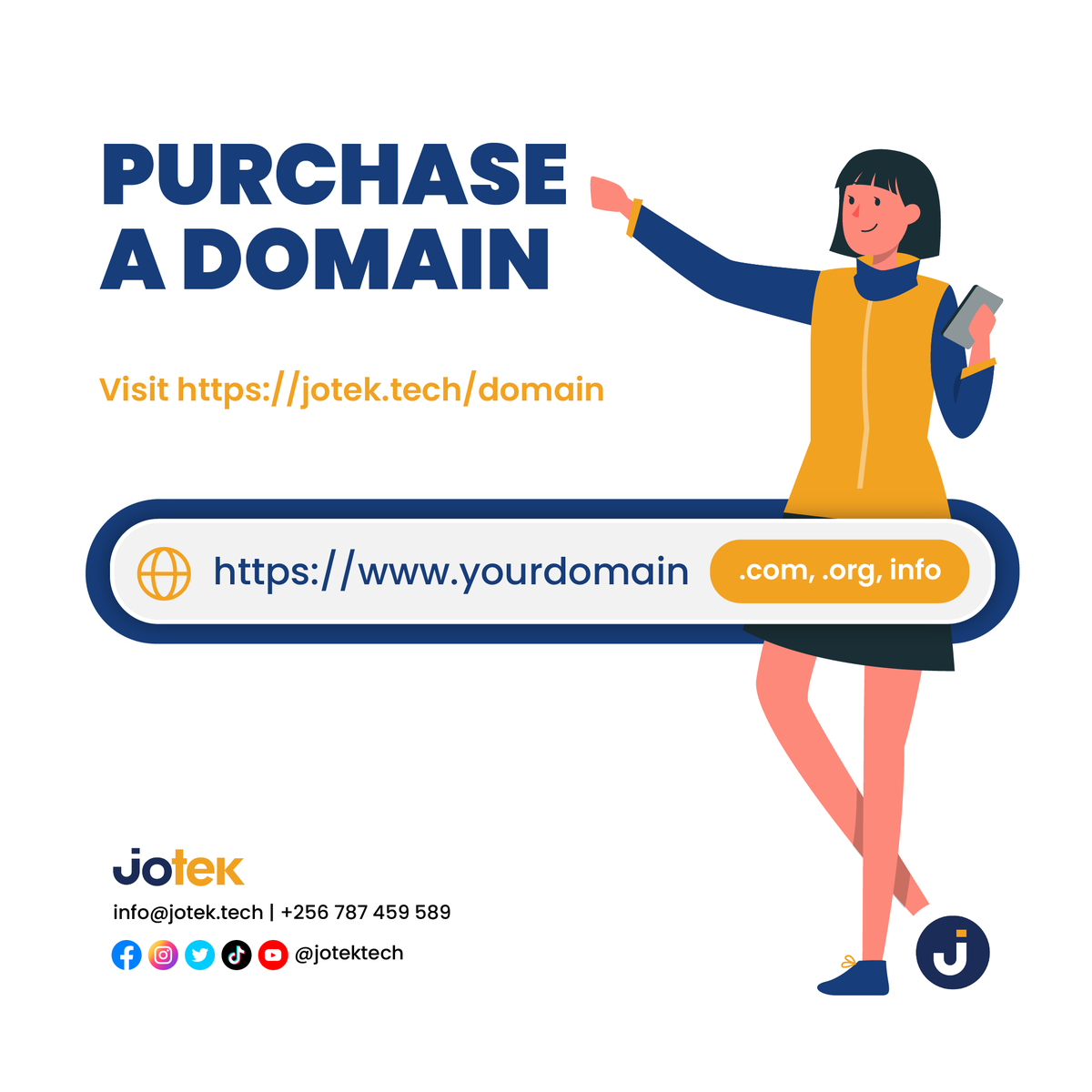jotekTech's tweet photo. Looking for the right company to buy your domain from? we got you covered at a very affordable price. Head over to https://t.co/TYJ00Wg1P6 https://t.co/7U4k3quCpu
