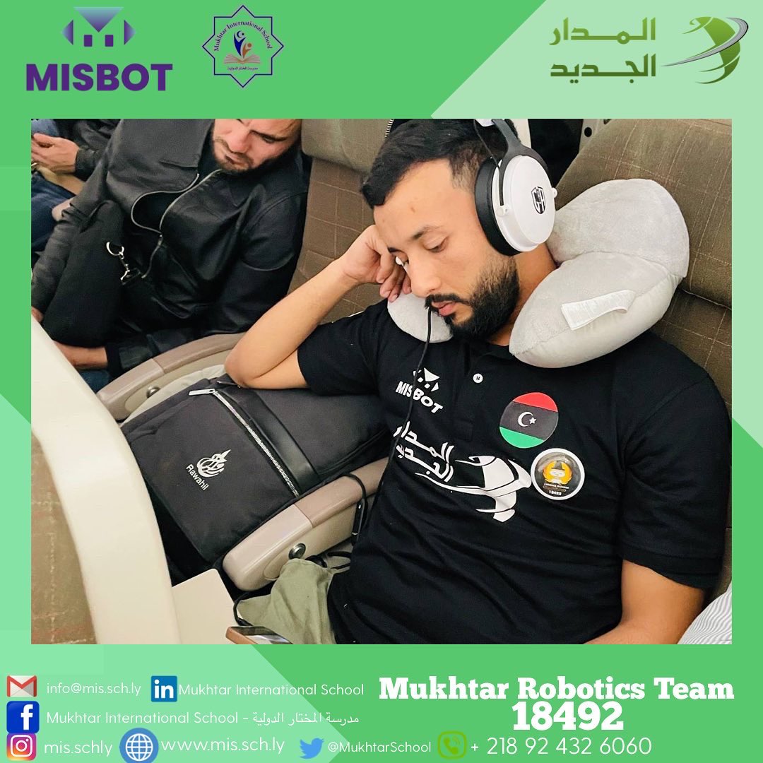 MISBOT7's tweet photo. نحمد علي سلامة الوصول فريق #المختار_للروبوتات الي مطار #اسطنبول قبل قليل❤️

.

الراعي الماسي لفريق المختار للروبوتات شركة المدار الجديد @AljadidAljadid 🌟

… https://t.co/4LS1IIszkf