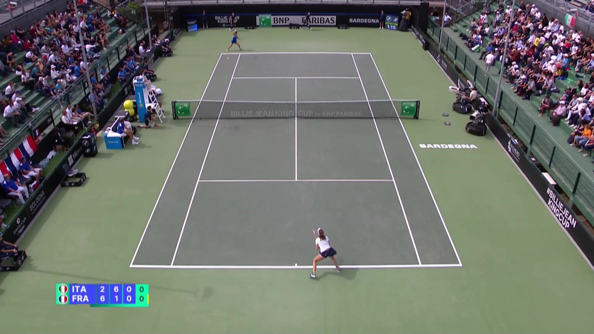 L'ÉQUIPE on Twitter "Jasmine Paolini remporte le deuxième set 61 face