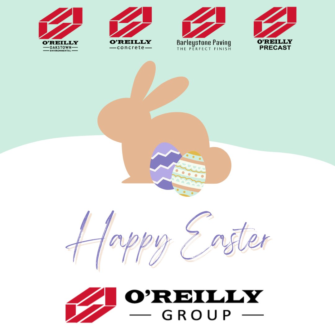 ConcreteOReilly's tweet photo. Wishing all our staff and customers a happy and safe Easter.
All offices and plants will close Monday 18th April. Normal hours will resume Tuesday 19th April.
Enjoy the long weekend!
#oreillygroup #oreillyconcrete #barleystonepaving #oreillyoakstown #easter https://t.co/0FtPEGICne